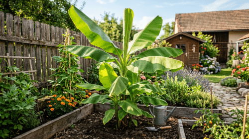 objevte, jak banánovník sloužil tradičním zemědělcům jako ochranná doprovodná rostlina na zahradě a jak může obohatit i vaši zahradu.