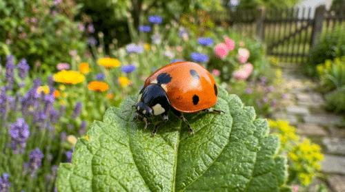 slunéčko sedmitečné se v roce 2026 vrací do zahrad jako přírodní pomocník proti mšicím, který pomáhá udržet zahradu zdravou a bez škůdců.
