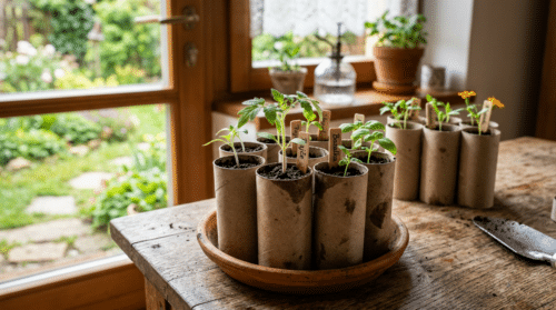 objevte účinnou techniku únorového výsevu: nahraďte květináčky toaletním papírem a získejte šetrný, ekologický způsob pěstování rostlin.