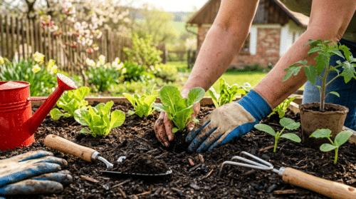 objevte 10 nezbytných kroků pro úspěšné zahradničení v březnu a naučte se pěstovat saláty, rajčata a melouny přímo ve vaší zahradě.