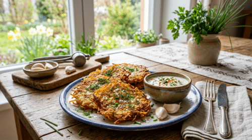 Tento fígl s česnekem promění bramboráky v neuvěřitelně křupavé dobroty