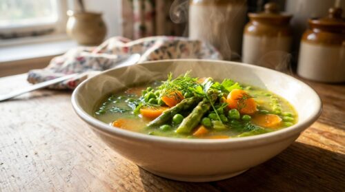 Tuhle jarni polévku dělám vždycky rychle a celá rodina si přidá