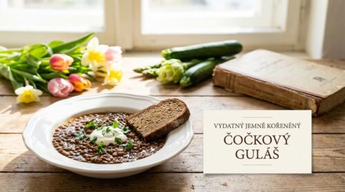 Vydatný jemně kořeněný čočkový guláš ušetří vaši peněženku