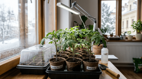 objevte osvědčené techniky zkušených zahradníků pro výsev rajčat v únoru a naučte se, jak zabránit vytažení sazenic, aby vaše rostlinky zdravě rostly.